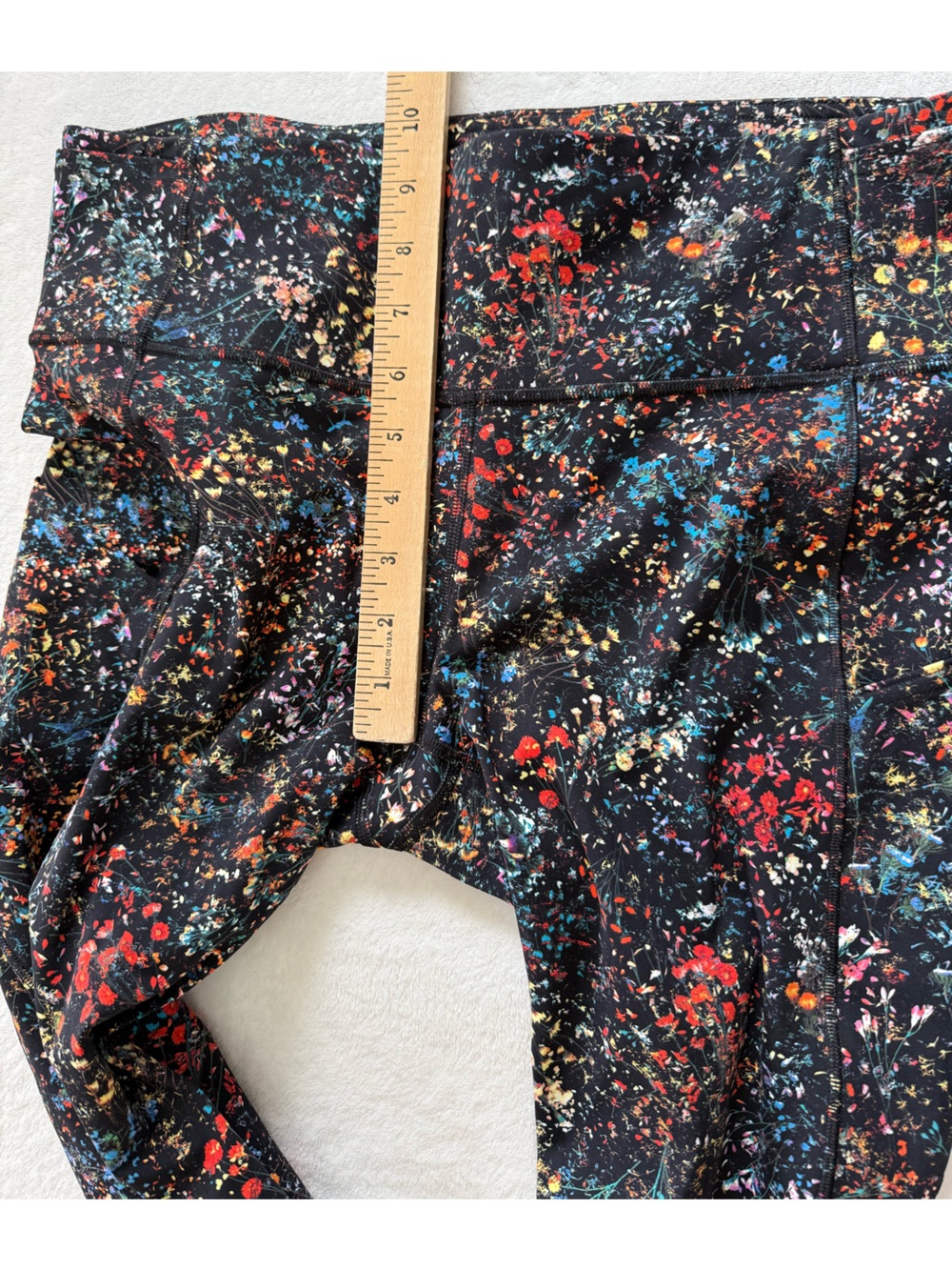 Lululemon Fast & Free Cropped Tight II Nulux Flowerescent Multi - Picture 8 of 9